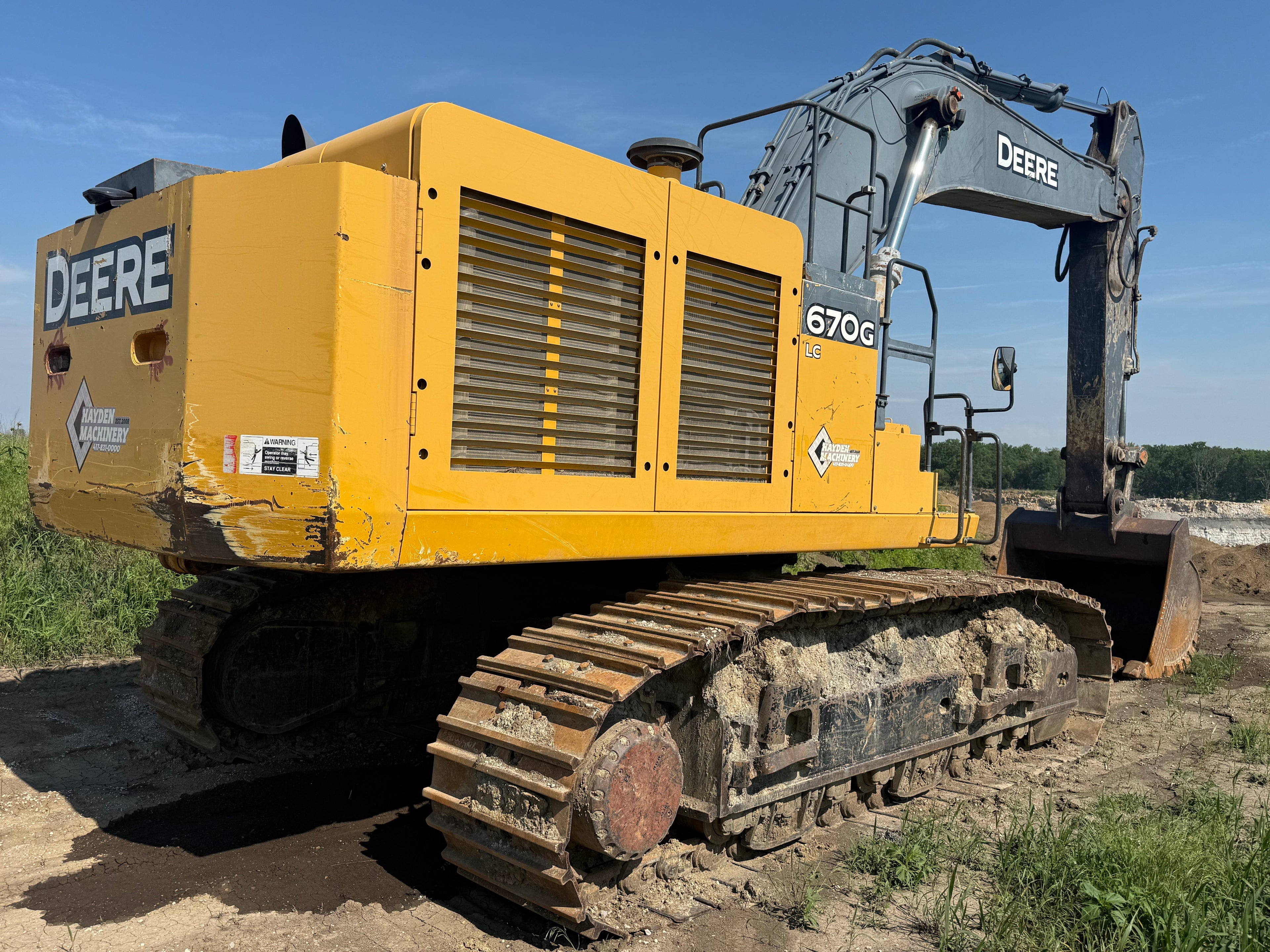 2017 Deere 670G LC with 11,505 Hrs