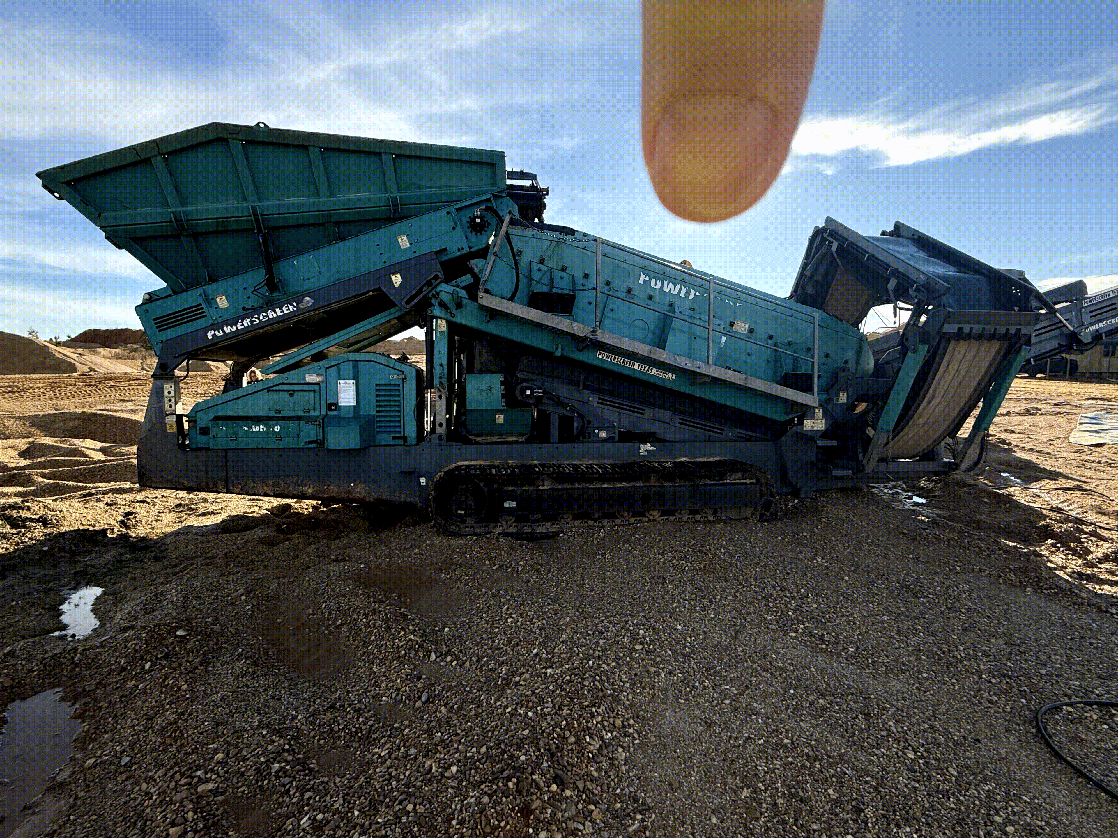 2018 Powerscreen Warrior 1800 with 3461 Hours